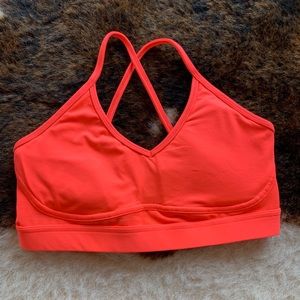 H&M coral sports bra